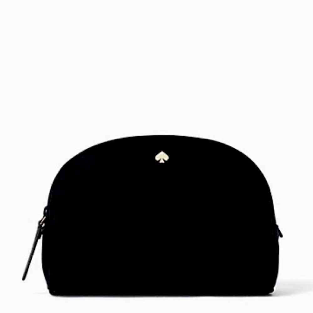 Kate Spade New York Black Cosmetic Makeup Bag